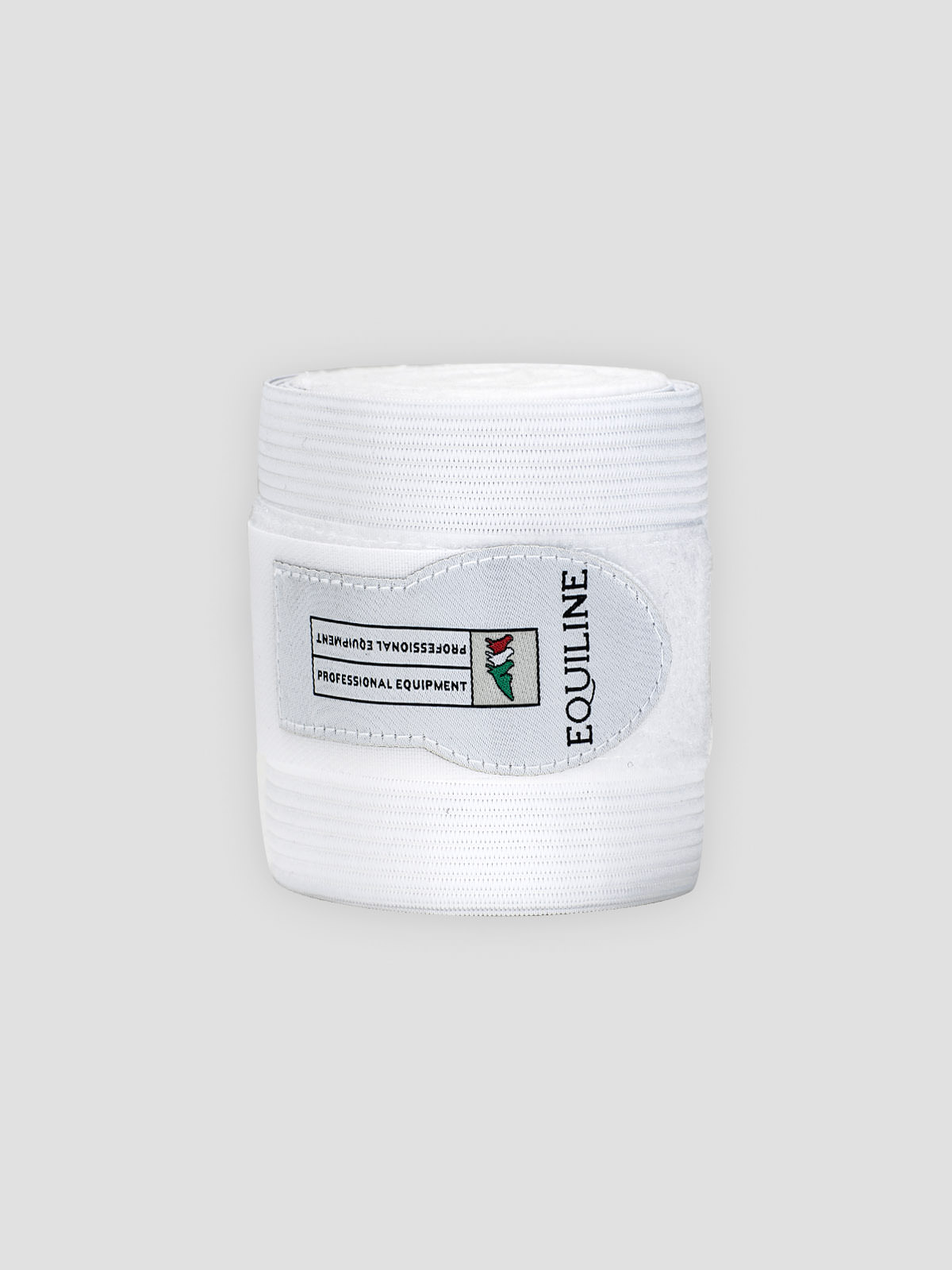 Equiline Work fleece and elastic wraps in white