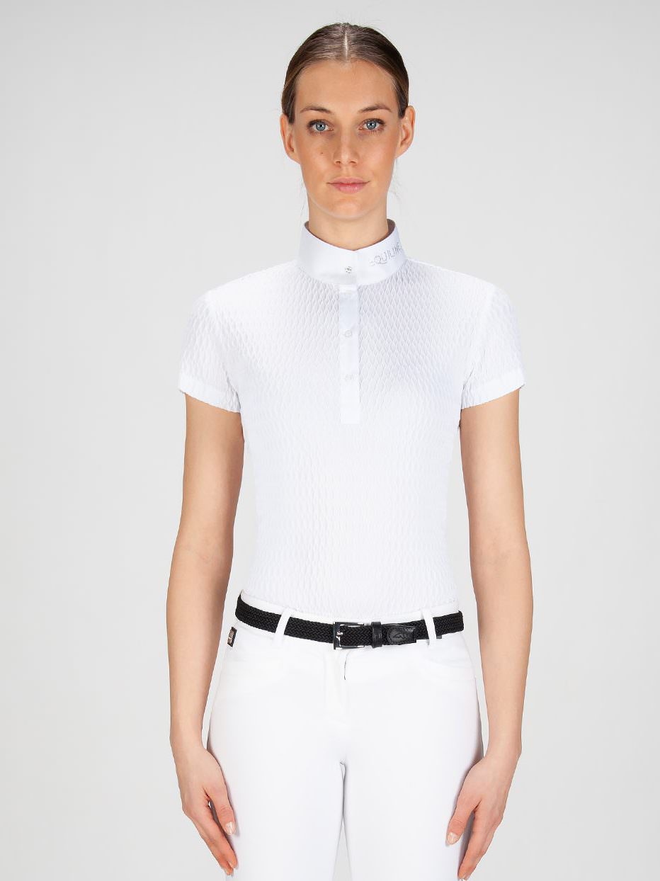 NEW ALISSA - Women's Show Shirt with Jewel - Equiline America