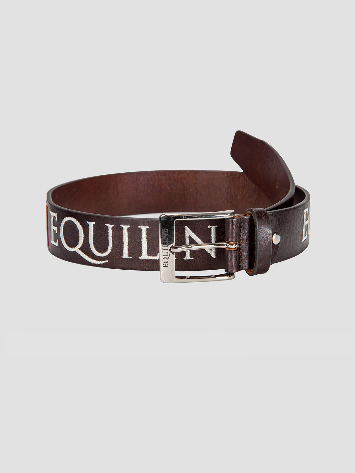 RALPH - Unisex Leather Belt with Italian Flag Embroidery 1