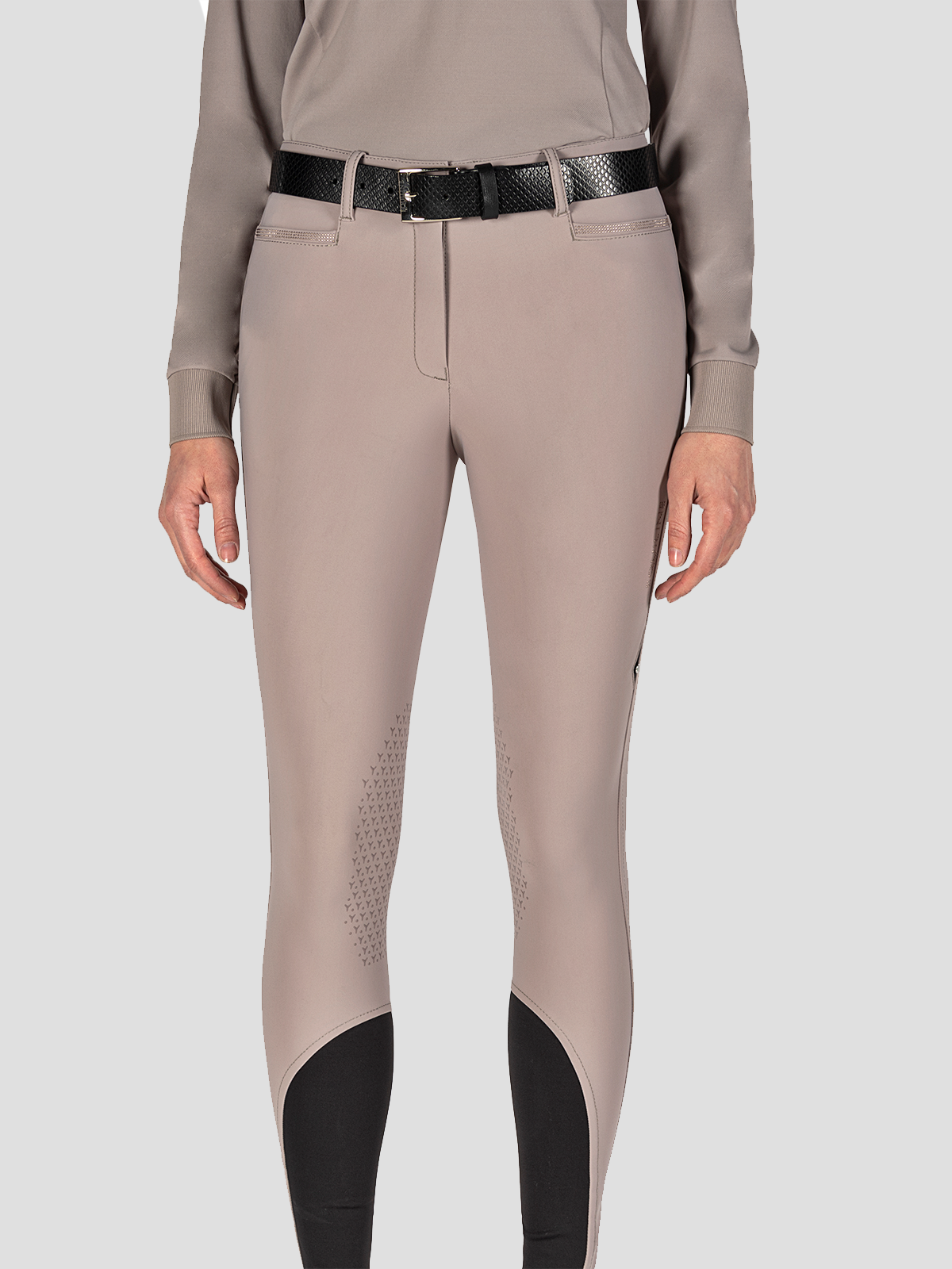 EricieK B-Move Light Ladies Knee Grip Breeches with UV Protection - front view