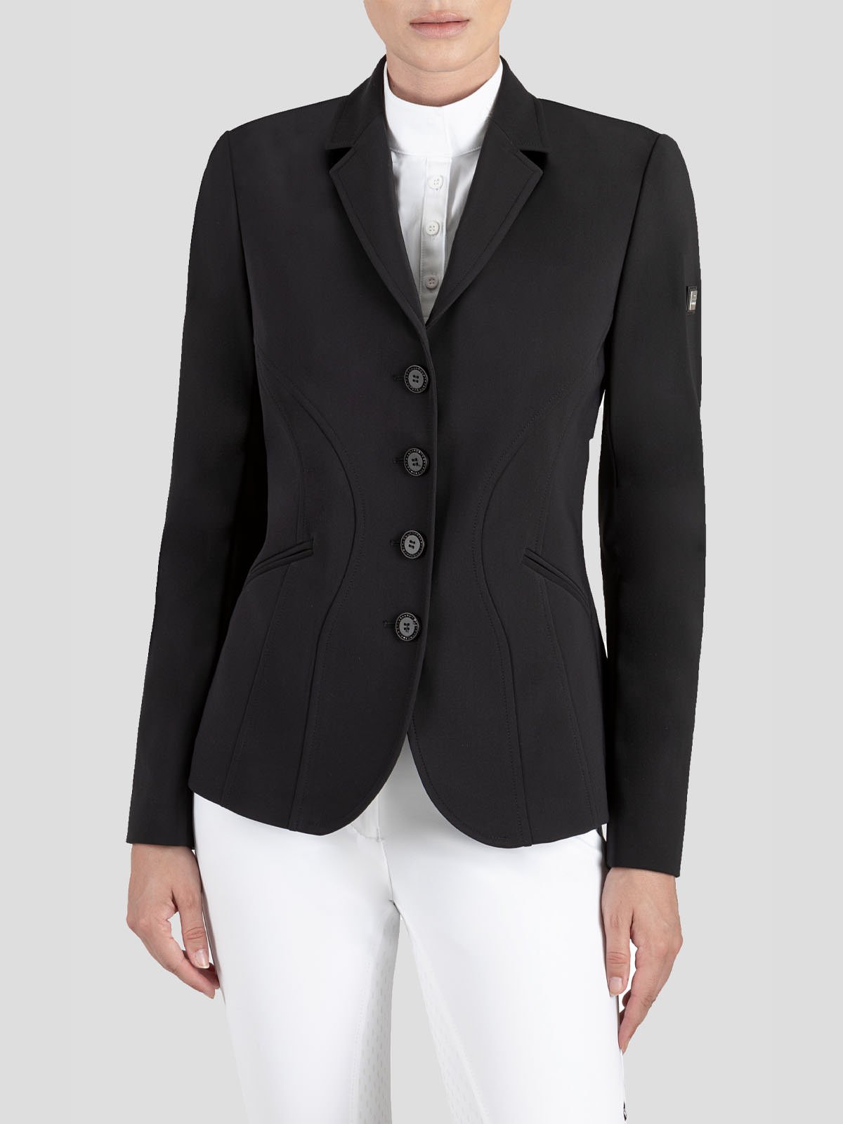 GERBY B-MOVE LIGHT WOMEN'S COMPETION JACKET - Black color - front view