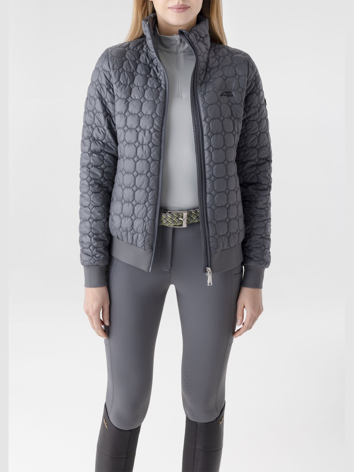 EDAE WOMEN'S OCTAGON QUILTED BOMBER JACKET 3