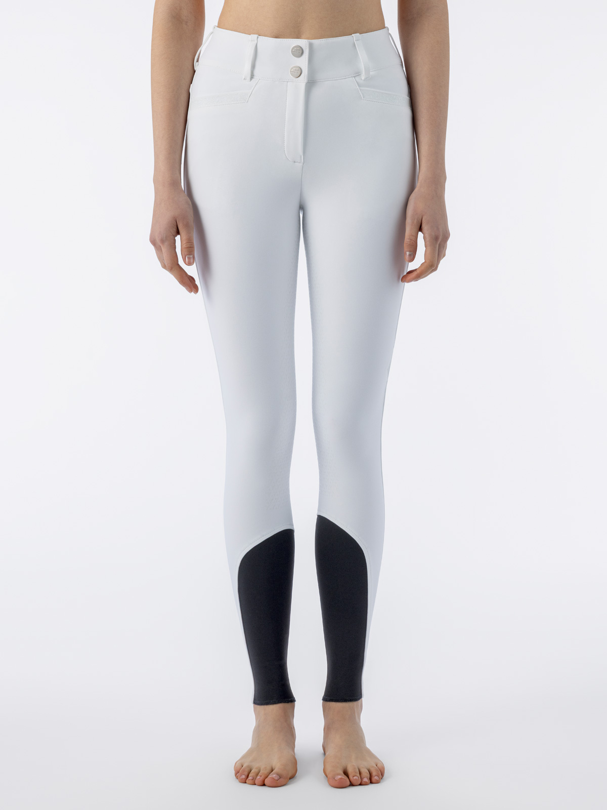 CRYSTALEF- Womens High-Waist Full Grip Breeches w/ Crystals