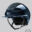 Equiline XANTO Horse riding Helmet with Swarovski Top in glossy blue - Standard Visor, front left view