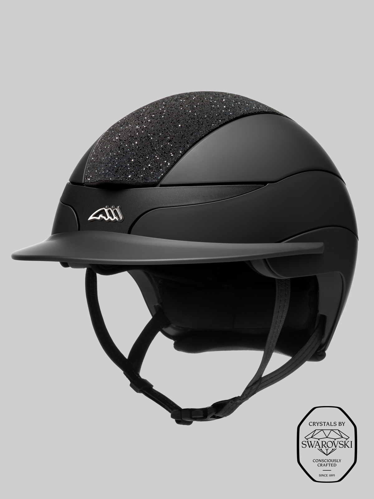 XANTO HELMET with Swarovski Top and LOGO- Standard Visor