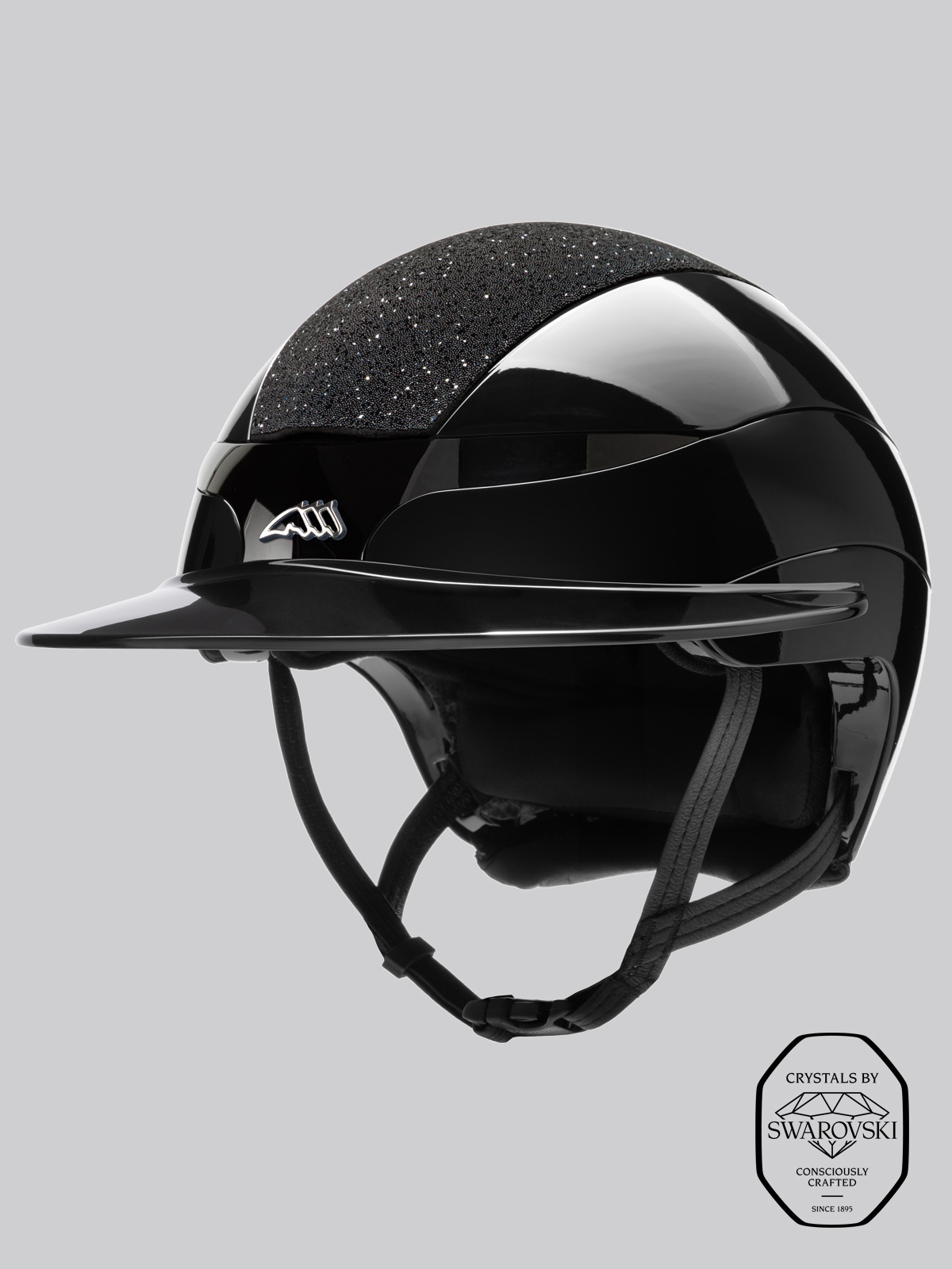 XANTO HELMET with Swarovski Top and LOGO- Sun Visor
