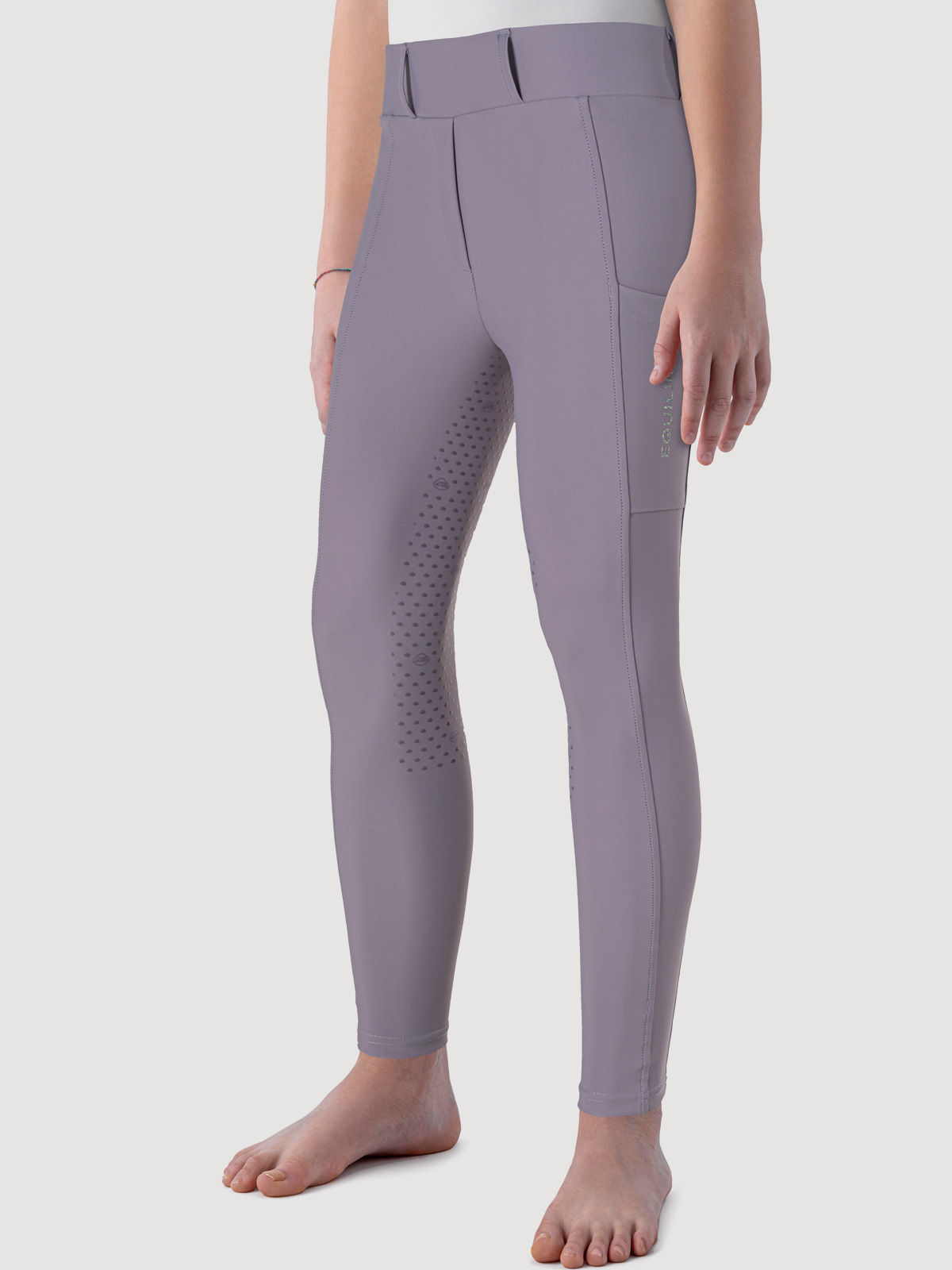 Equiline EQGENSIF - Junior Unisex Leggings, front view,