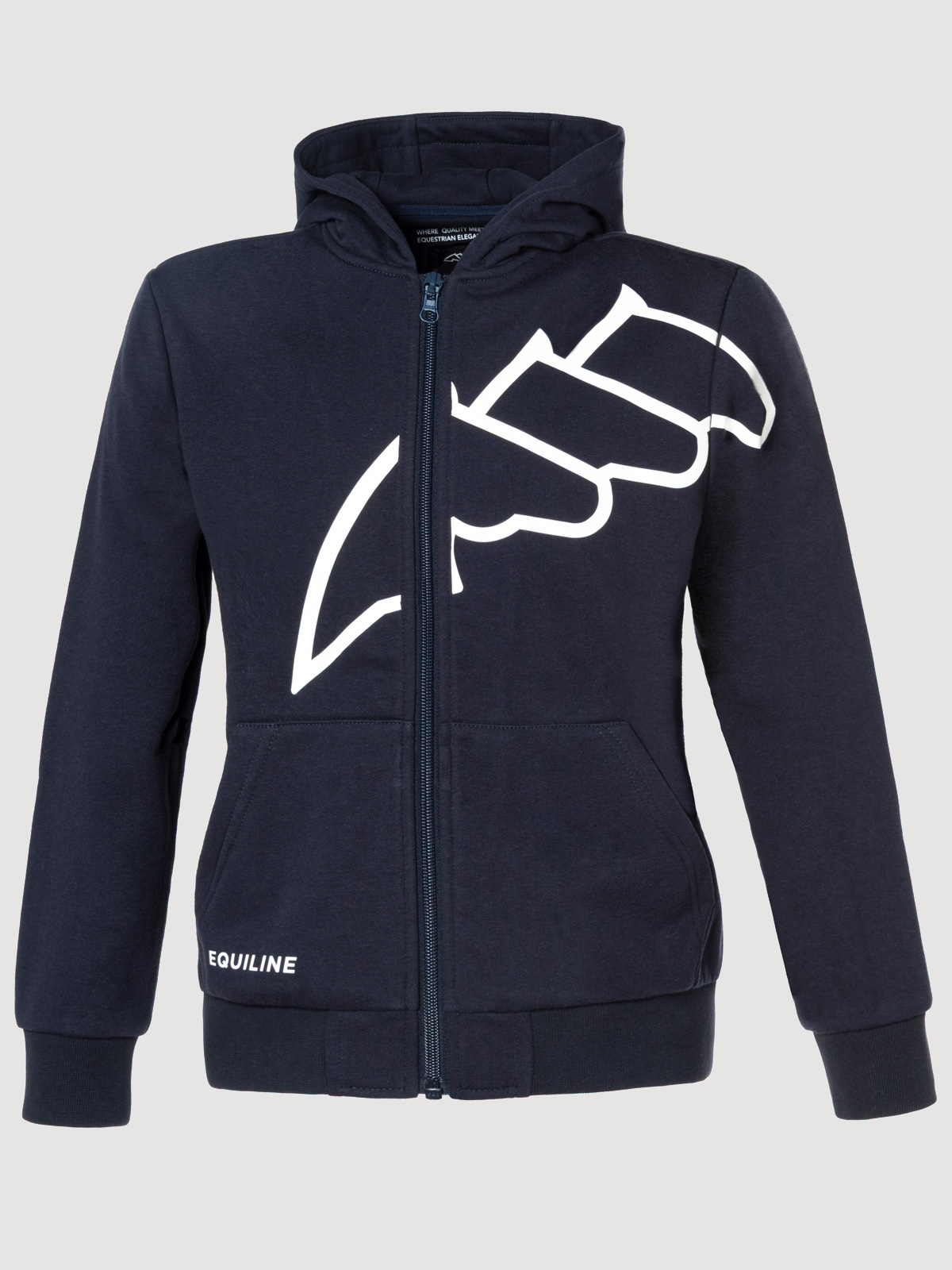 Equiline EQGLIO - EQCORGIA - Women's Full-Zip Hoodie, front view